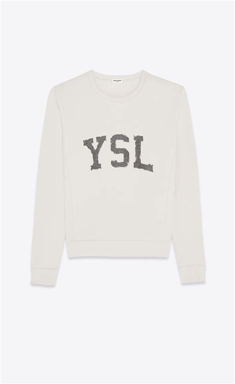 ysl sweatshirts|saint laurent sweatshirt vintage.